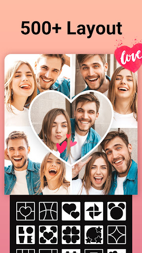 Android application Collage Maker + Photo Editor screenshort