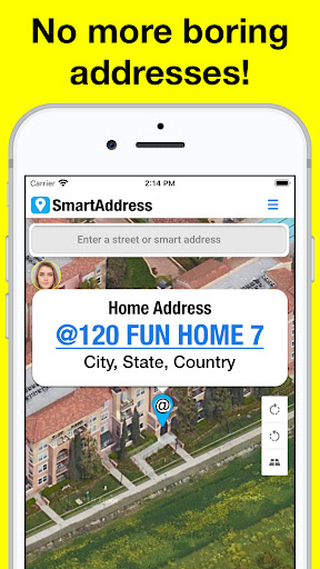 Android application SmartAddress: Fun Addresses screenshort