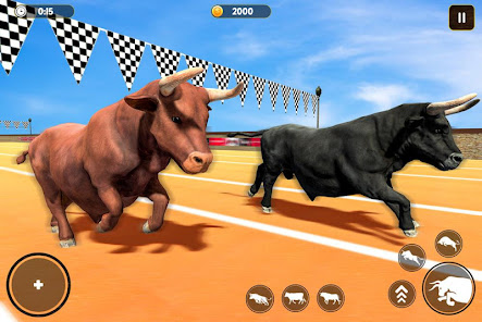 Angry Bull City Rampage 3D  screenshots 1