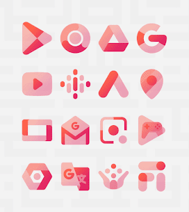 Transparent Red – Icon Pack 4