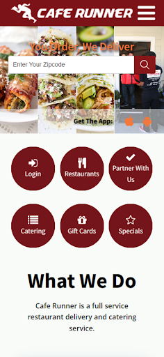 Android application Cafe Runner Catering Co. screenshort