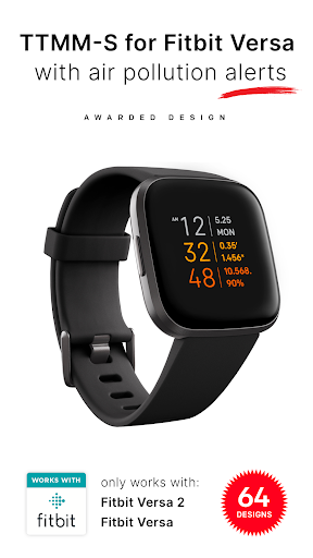 Android application TTMM-S for Fitbit Versa screenshort