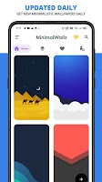 screenshot of MinimalWallz - 4K & Ultra HD M