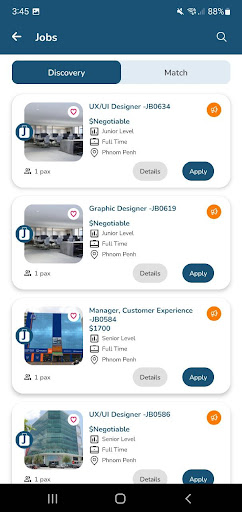 Jobify - IT Job Matching Screen 3