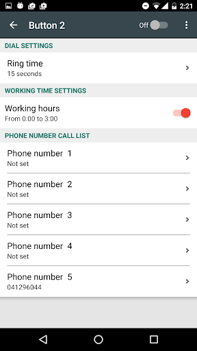 Android application EasySet - Web screenshort