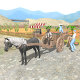 Horse Cart Carriage Taxi Game icon