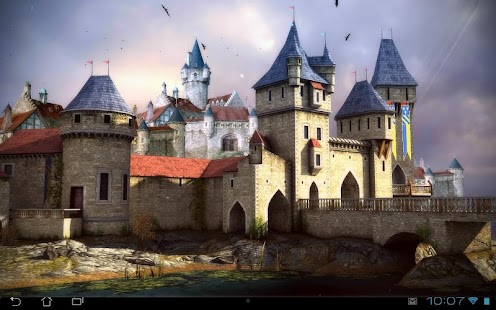 Captura de tela do papel de parede ao vivo do Castle 3D Pro