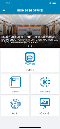 Android application eOffice Đông Sài Gòn JSC screenshort