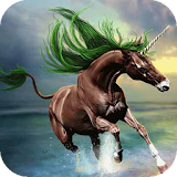 Unicorn with green mane wp icon