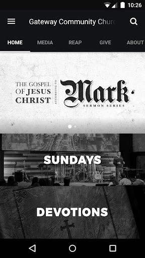 Android application Gateway Community Church OKC screenshort