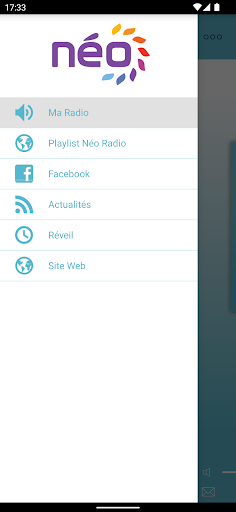 Android application Néo Radio screenshort