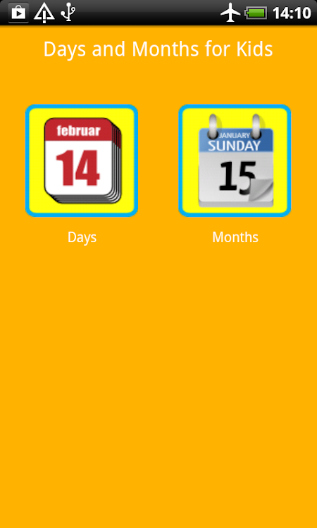 Days and Months Kids Flashcard - 4.2.1116 - (Android)