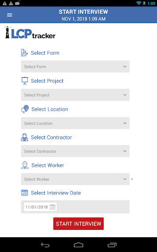 LCPtracker OnSite Screen 3