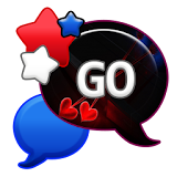 GO SMS - Fourth July Star icon