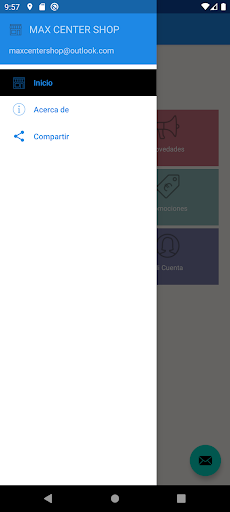 Android application maxcenter screenshort