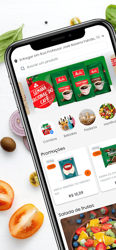 Android application Fávero Supermercado screenshort