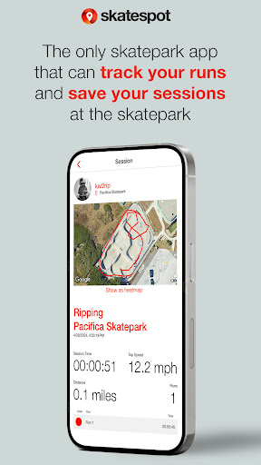 Android application Skatespot: Skatepark Sessions screenshort