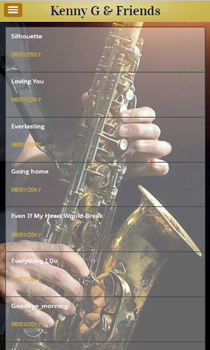 Saxophone Kenny G  Friends