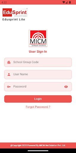 App screenshot