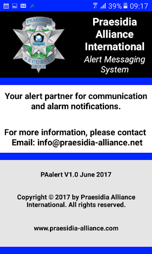 Praesidia Alliance - PA Alerti