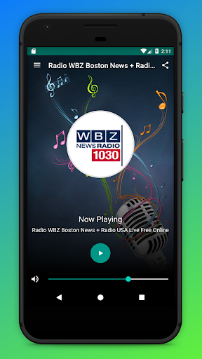 Android application WBZ Boston News 1030 AM Radio screenshort