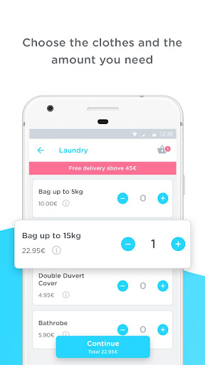 WASHROCKS - Laundry App Screen 3