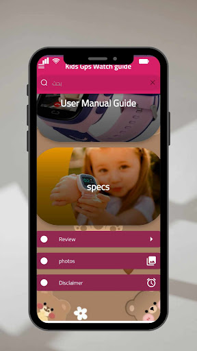 Kids Gps Watch guide Screen 2