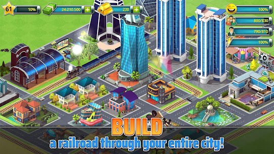 Town Building Games MOD APK Tropic Ci (Unlimited Money/Gold) 3