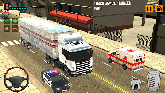 Truck Driving Simulator Games  screenshots 5