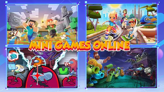 Illustration of online mini-games