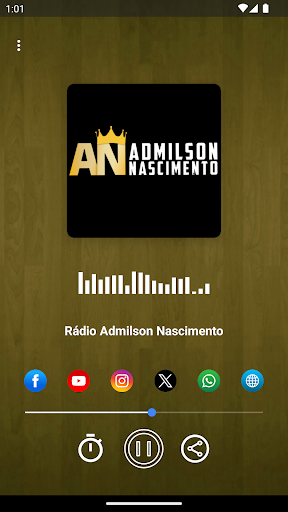 Android application Rádio Admilson Nascimento screenshort