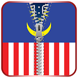MY Flag Zipper Lock, Malaysia icon
