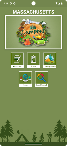 Massachusetts Campgrounds Screen 2