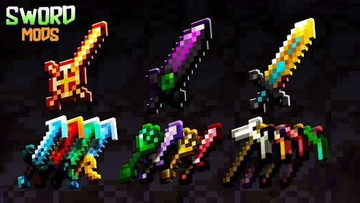 Minecraft Pe Swords Mod - Ultimate Swords S2 V1  More Over Power Sword -  Addon Showcase 
