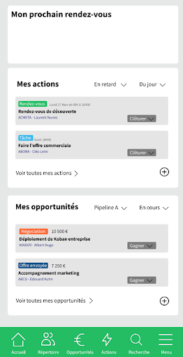Android application Koban Mobile screenshort