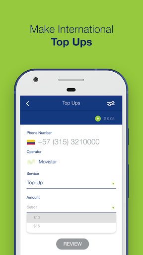 MultiPhone: TopUps and Calls Screen 3