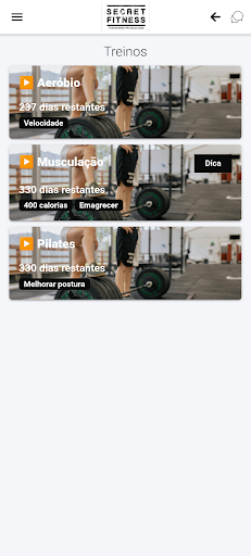 Secret Fitness Screen 2