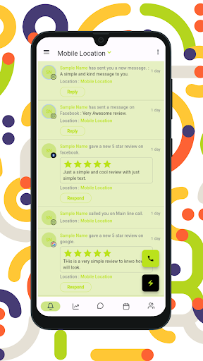 Android application Phantom CRM screenshort