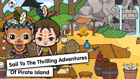 私の海賊の町 - 海の宝島探求ゲームのおすすめ画像1
