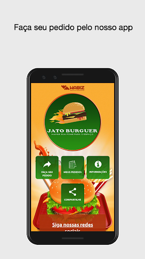 Android application Jato Burguer screenshort