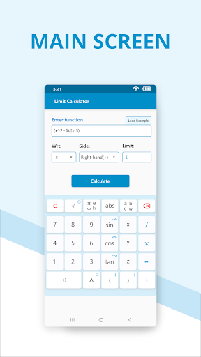 Limit Calculator Screen 2