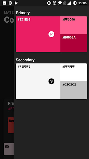 Material Color Tool Screen 3