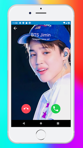 BTZ Jimin fake call and chat Screen 3