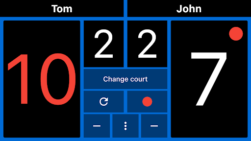 Android application PingPong Scoreboard screenshort