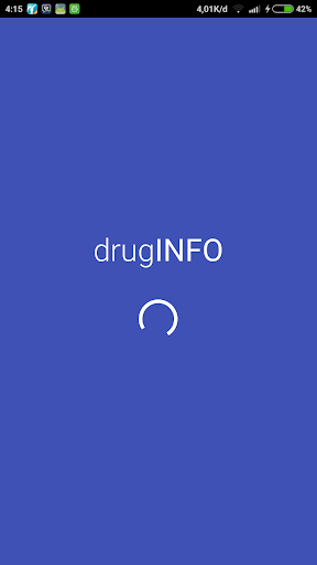 Android application Drug INFO screenshort