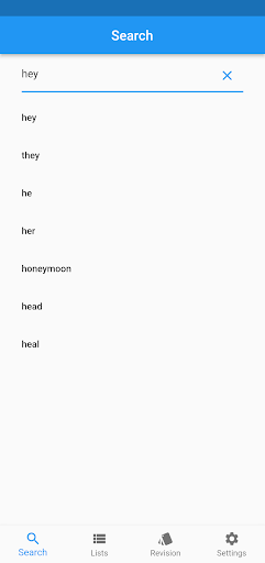 Android application Auslan Dictionary screenshort