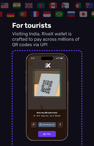RiveX - Pay like local Screen 2