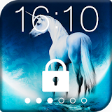Flying Unicorn Free PIN Lock icon