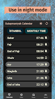 screenshot of Suleymaniye Calendar