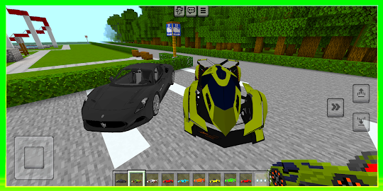 Racing cars Mod Minecraft